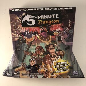 SEALED DAMAGED BOX 5 Minute Dungeon Spin Master Games Board Card Game NEW